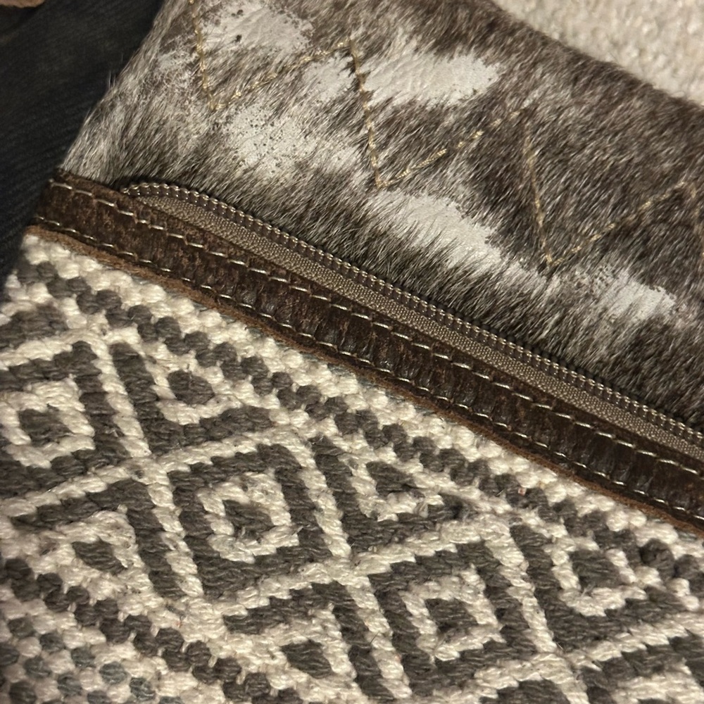 Myra Bag Brown and Cream Crossbody - Picture 8 of 8